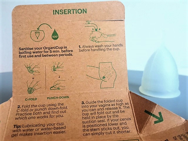 Organicup instructies